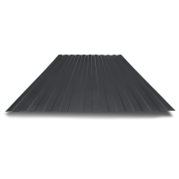 Профнастил С8 0,3 мм темно серый RAL 7024 1м